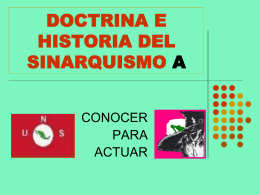 DOCTRINA E HISTORIA DEL SINARQUISMO