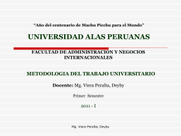 METODOLOGIA DEL TRABAJO UNIVERSITARIO diapositiva