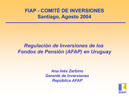 Uruguay -Zerbino - (FIAP) Federación Internacional de