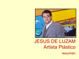 B Dossier artistico de Jesus de Luzam