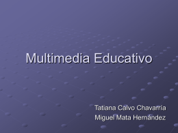 MULTIMEDIA EDUCATIVO - Tecnologia-Educativa-UCR