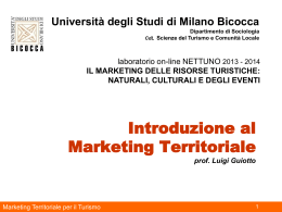 Guiotto Lezione I - 2013 - Polo Tecnologico NETTUNO Milano