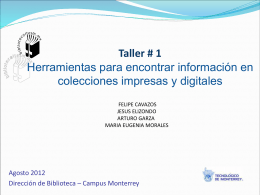 Diapositiva 1 - Biblioteca Campus Monterrey