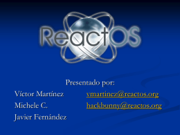 ReactOS. El Proyecto