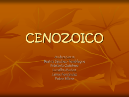 CENOZOICO - BioellaWiki