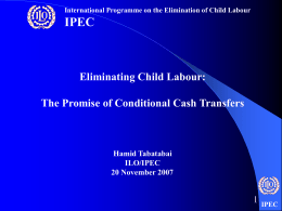 IPEC - International Labour Organization