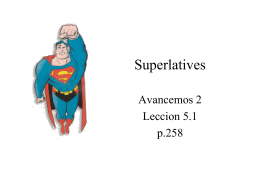 superlatives