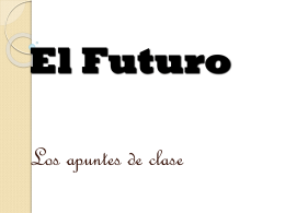 I. Formation of the Future Tense.