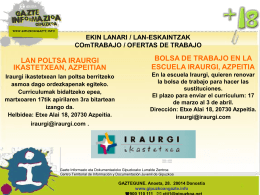 Diapositiva 1 - Ayuntamiento de Irun