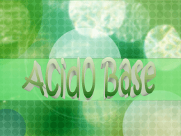 Presentación acido base