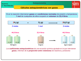 2 cálculos con gases (volúmenes)