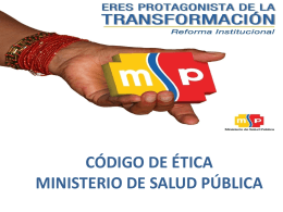 Slide 1 - Ministerio de Salud Pública