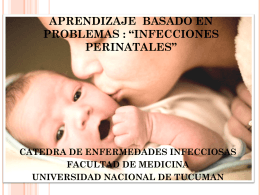 aprendizaje basado en problemas : “infecciones perinatales”