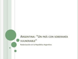Argentina: “Un país con soberanía vulnerable”