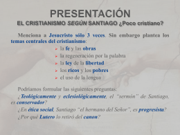 1- Exhortación de Santiago