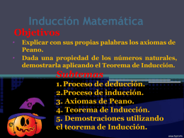 Inducción Matemática clase