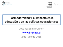 UAI_02072015 - José Joaquín Brunner