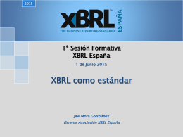 XBRL como estándar