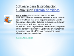 Software para la producción audiovisual