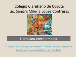 Las características de la literatura precolombina son