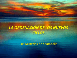 shamballa-ordenación de los nuevos ciclos