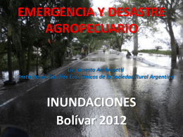 Inundaciones Bolívar 2012 - Sociedad Rural Argentina