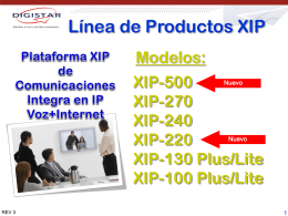 Presentation_IP PBX Hybrid_XIP_V4_November_09_