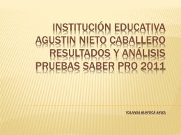 INSTITUCIÓN EDUCATIVA AGUSTIN NIETO CABALLERO
