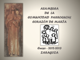 formación - Parroquia Corazón de María (Zaragoza)