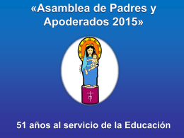 asamblea 2015 - Nuestra Señora del Pilar