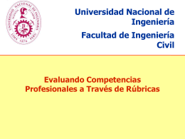 Diapositiva 1 - Acreditación Internacional ABET de la Facultad de