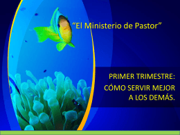 7. Ministerio de pastor