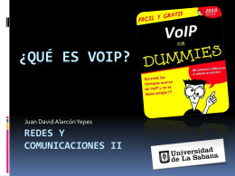 VoIP - 20101Redes2