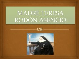 MADRE TERESA RODON ASENCIO