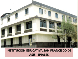 Diapositiva 1 - Institución Educativa San Francisco de Asís