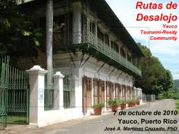 Rutas de Desalojo - Red Sísmica de Puerto Rico