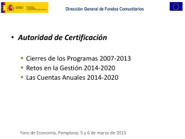 Autoridad de certificación - Plan Internacional de Navarra