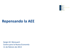 Slide 1 - CNE – Centro Para Una Nueva Economía