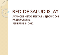 Diapositiva 1 - Gerencia Regional Salud Arequipa