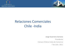 Relaciones comerciales Chile India