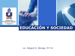 01 Educación y socialización