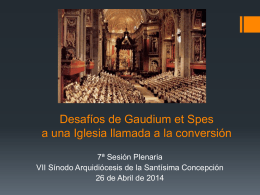 GaudiumetSpes - Arzobispado de la Santisima Concepción