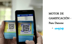 MOTOR DE GAMIFICACIÓN - Para Danone