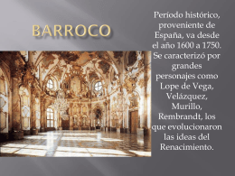 barroco - Colegio Entre Valles