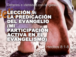 01-dic-2013 la predicación del evangelio