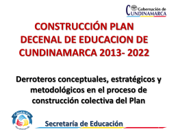 Plan Decenal 2013-2022