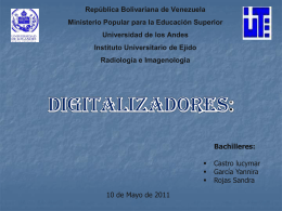 Digitalizadores - Universidad de Los Andes