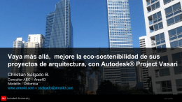 Que es Autodesk® Project Vasari