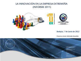 Presentación de PowerPoint - Universidad de Extremadura