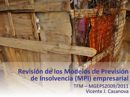 3. Modelos de Previsión de Insolvencia (MPI) - RiuNet